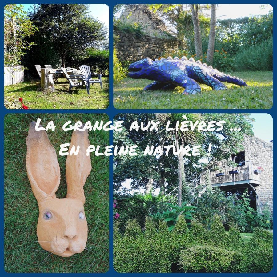 La Grange Aux Lievres, Gites Kerdoel Cléder Exteriér fotografie