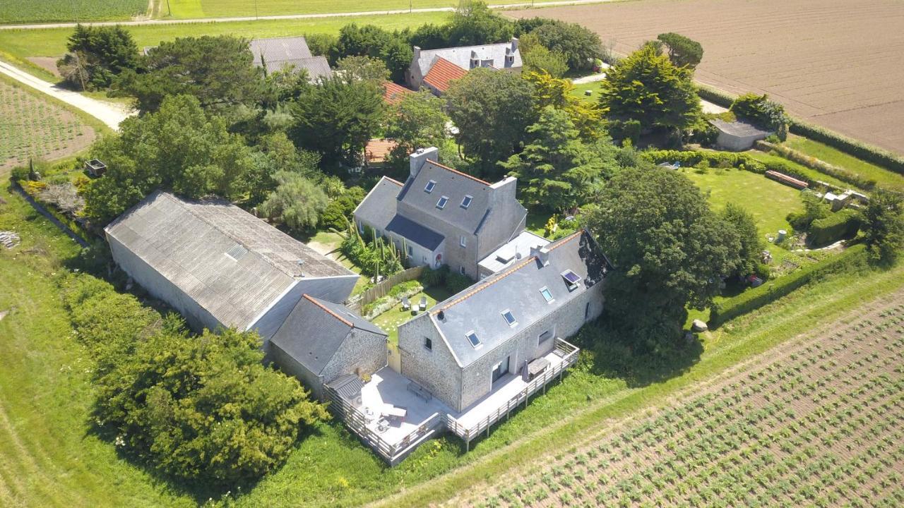 La Grange Aux Lievres, Gites Kerdoel Cléder Exteriér fotografie