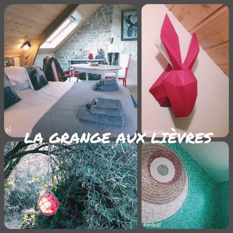 La Grange Aux Lievres, Gites Kerdoel Cléder Exteriér fotografie